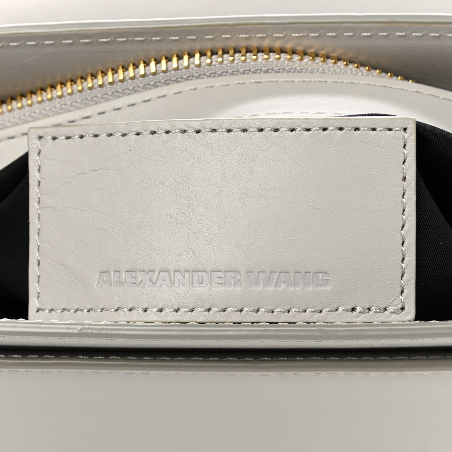 Alexander Wang Calfskin Small Lia Sling Sweatshirt Pale Gold Hardware 6 of 12