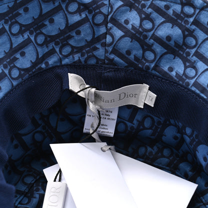 Christian Dior Oblique Childrens Reversible Teddy-D Brim Bucket Hat T4 Blue 8 of 8