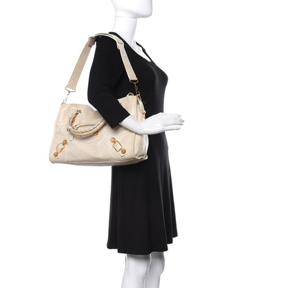 Balenciaga Agneau Giant 21 Gold Hardware City White Light 2 of 25