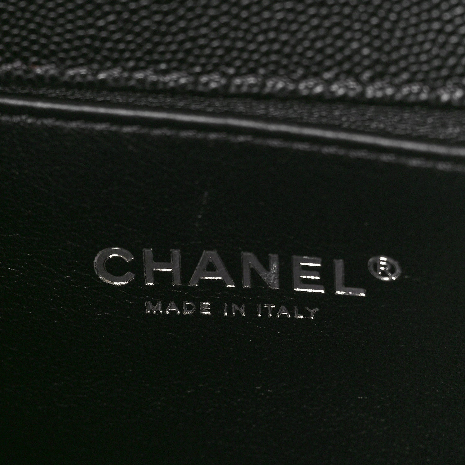 Chanel Caviar Quilted Medium Boy Flap Black 6 of 10