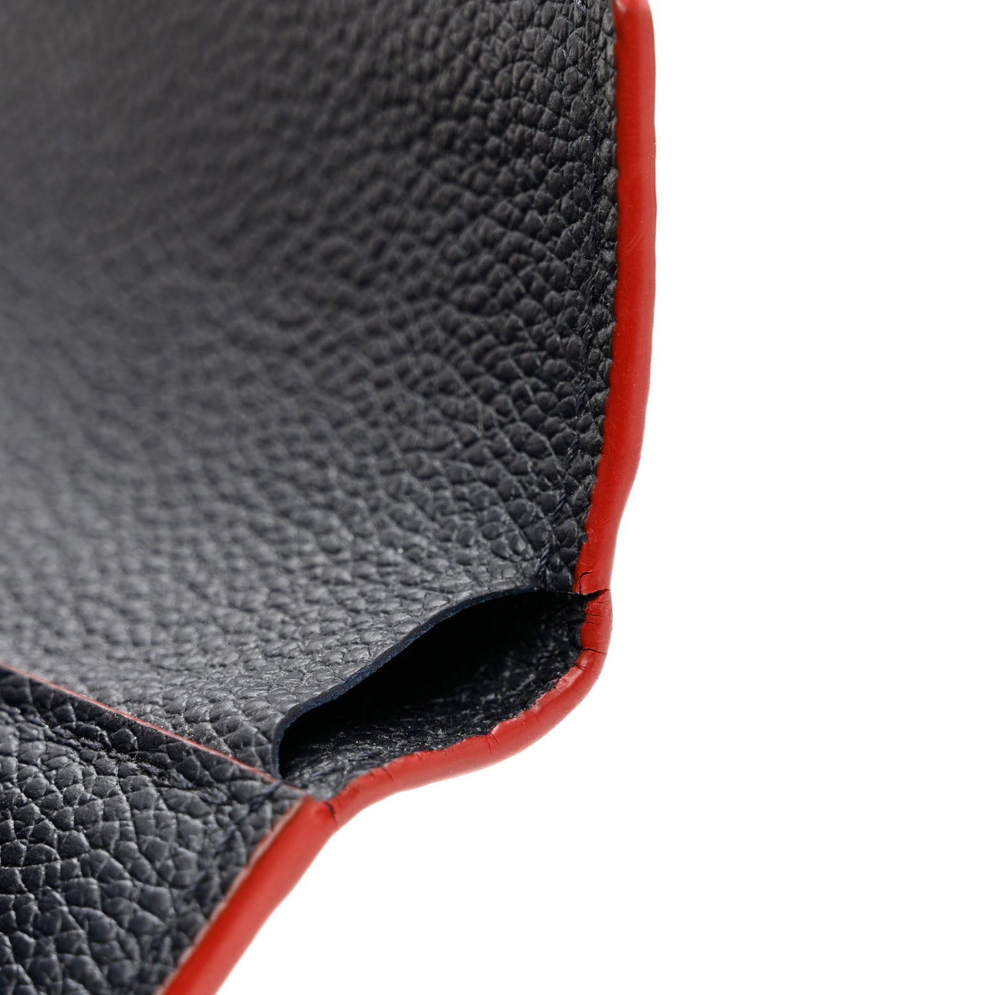 Empreinte Victorine Wallet Marine Rouge