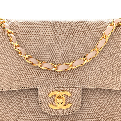 Chanel Lizard Small Double Flap Beige 8 of 10