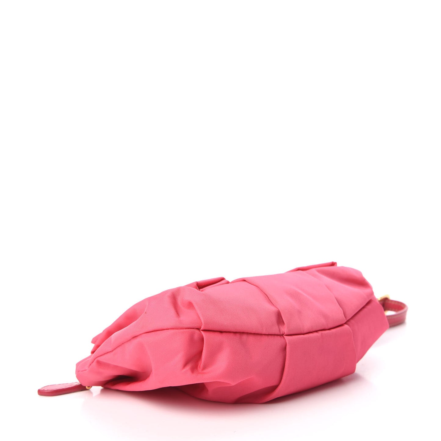 Tessuto Nylon Bow Wristlet Begonia