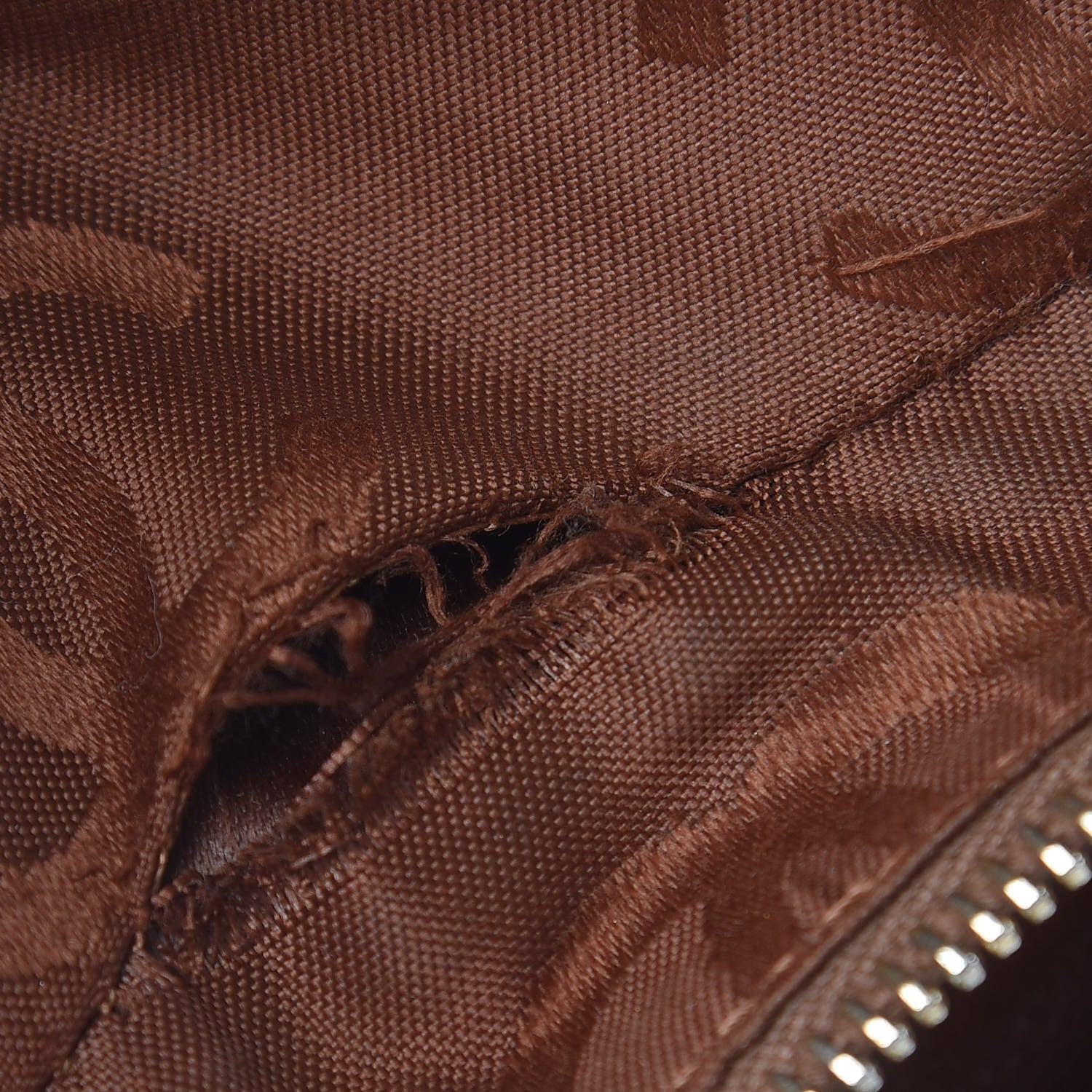 Chanel Calfskin Quilted Surpique Hobo Brown 21 of 21