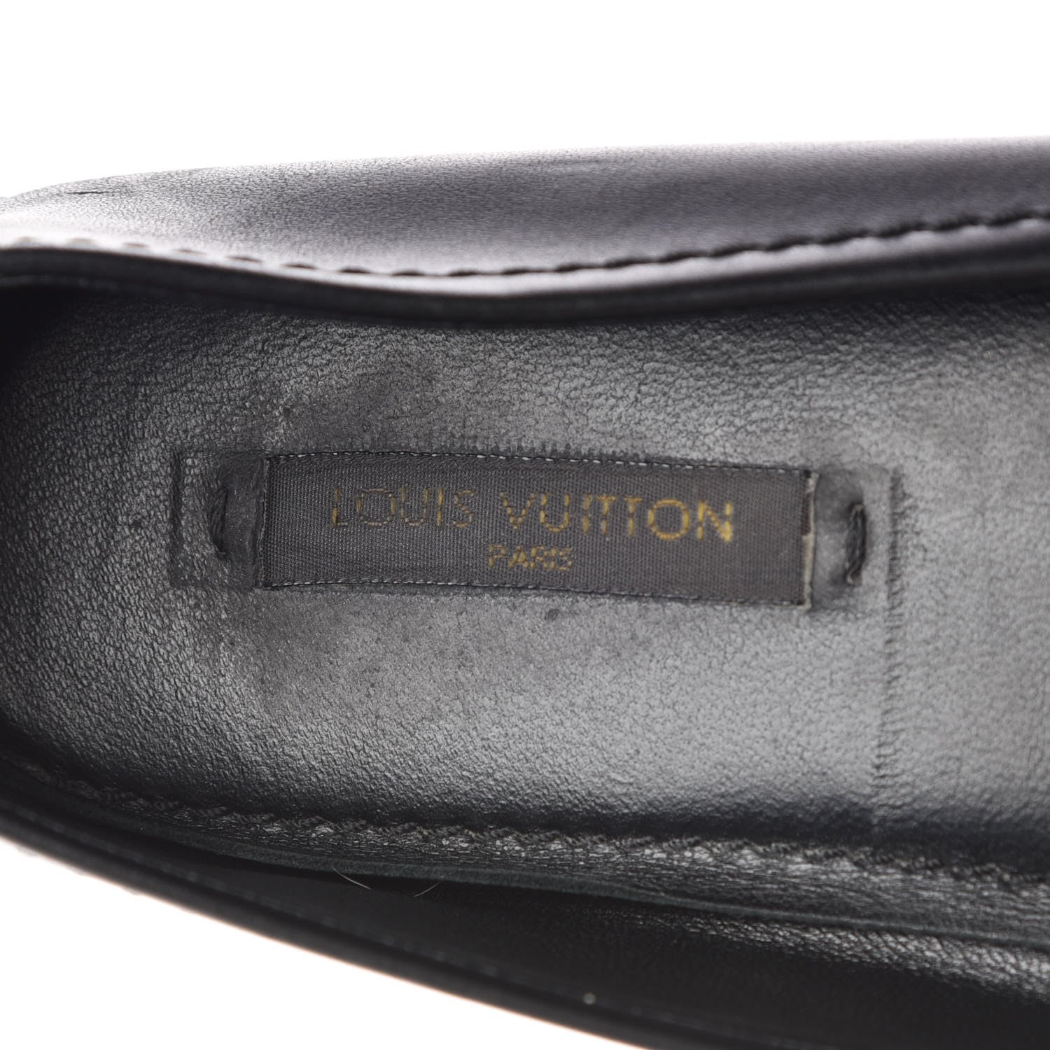 Louis Vuitton Calf Oxford Ballerina Flats 36.5 Black 9 of 12