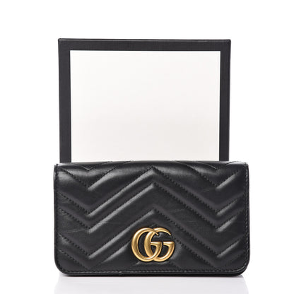 Gucci Calfskin Matelasse GG Marmont Mini Bag Black 13 of 13