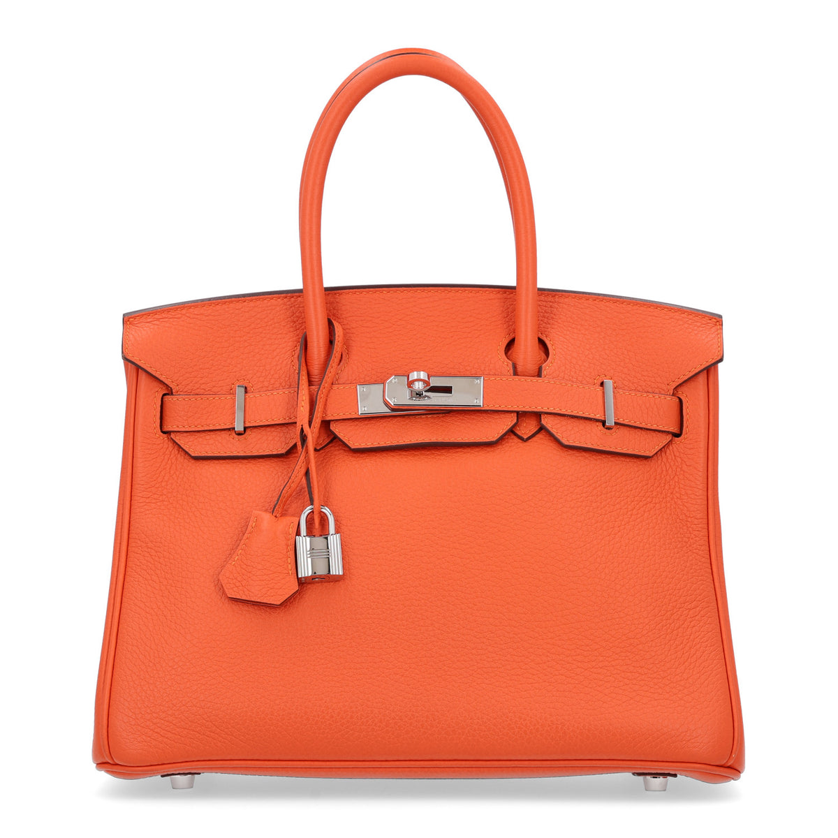 Hermes Taurillon Clemence Birkin 30 Feu 1 of 11