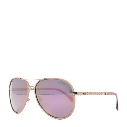 Chanel Pilot Winter Sunglasses 4219-Q Light Pink 1 of 7
