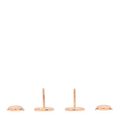 Hermes 18K Rose Gold TPM Farandole Stud Earrings 3 of 4