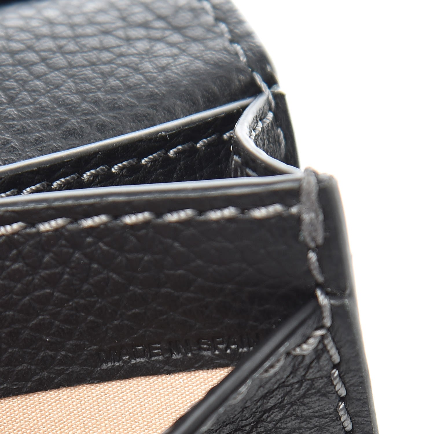 Chloe Grained Calfskin Marcie Card Holder Black 7 of 11