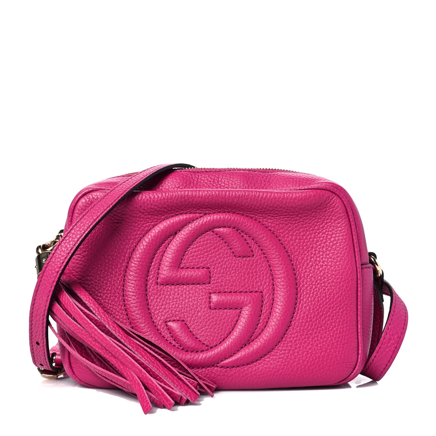 Cellarius Calfskin Small Soho Disco Bag Bright Bouganville