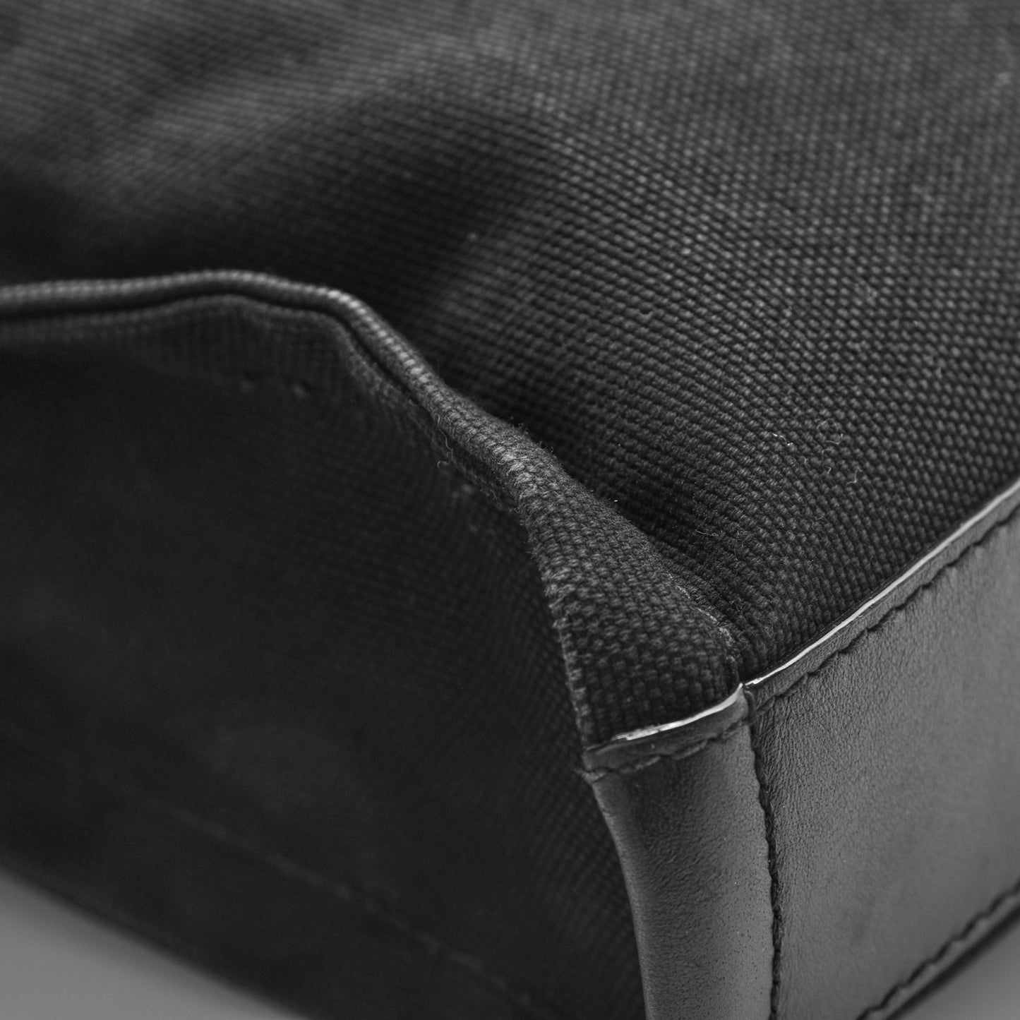 Canvas Logo Tote Black