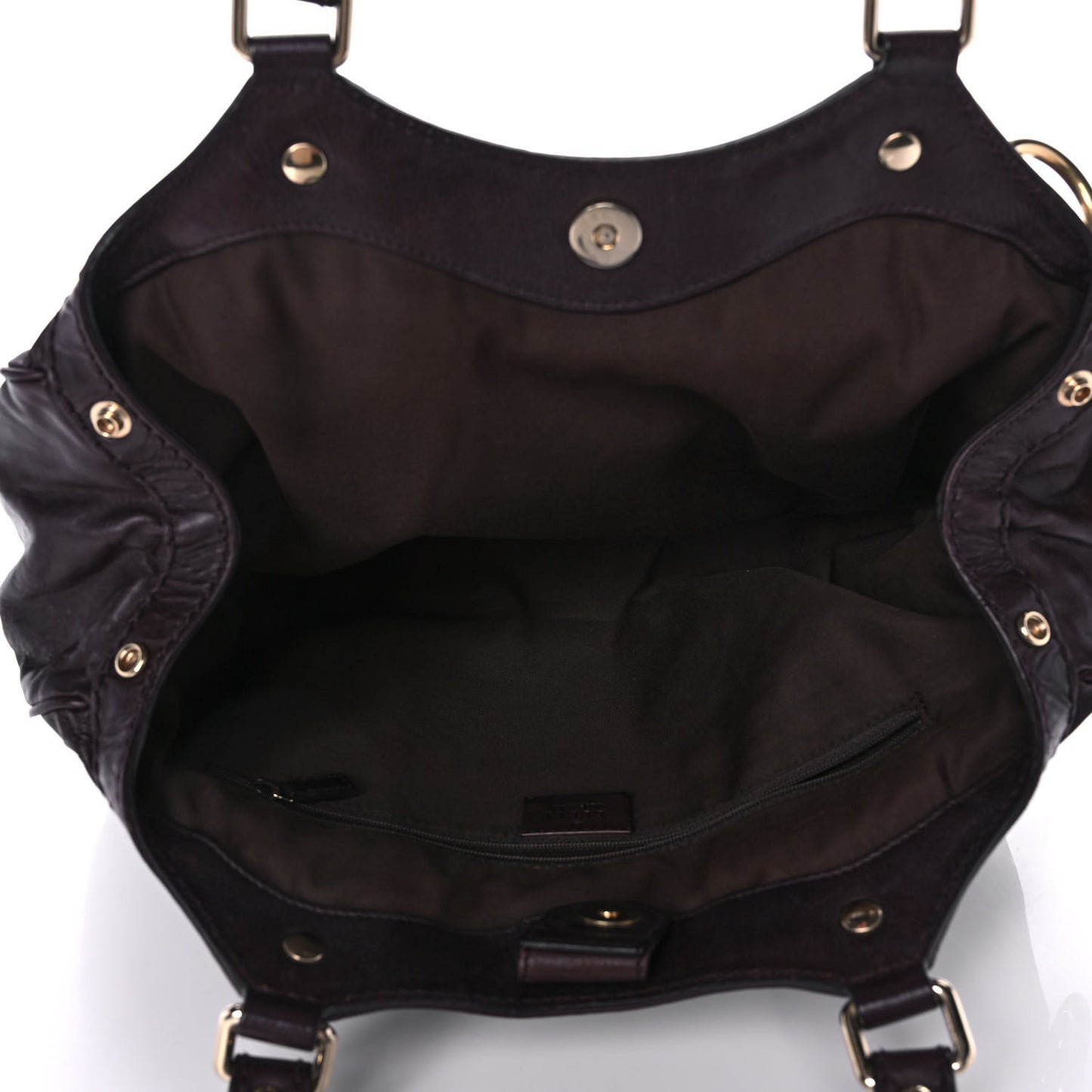 Calfskin Medium Sukey Tote Dark Brown