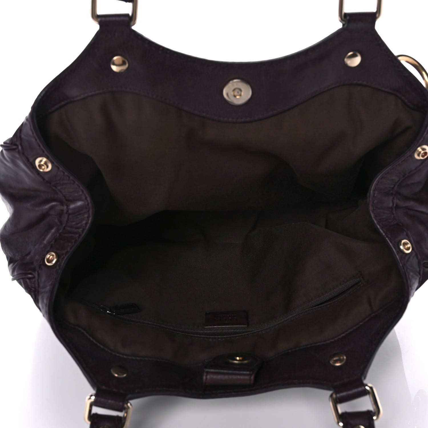Gucci Calfskin Medium Sukey Tote Dark Brown 5 of 10