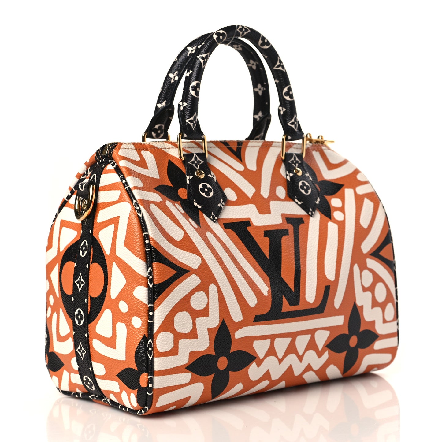 Monogram Giant Crafty Speedy Bandouliere 25 Creme Caramel