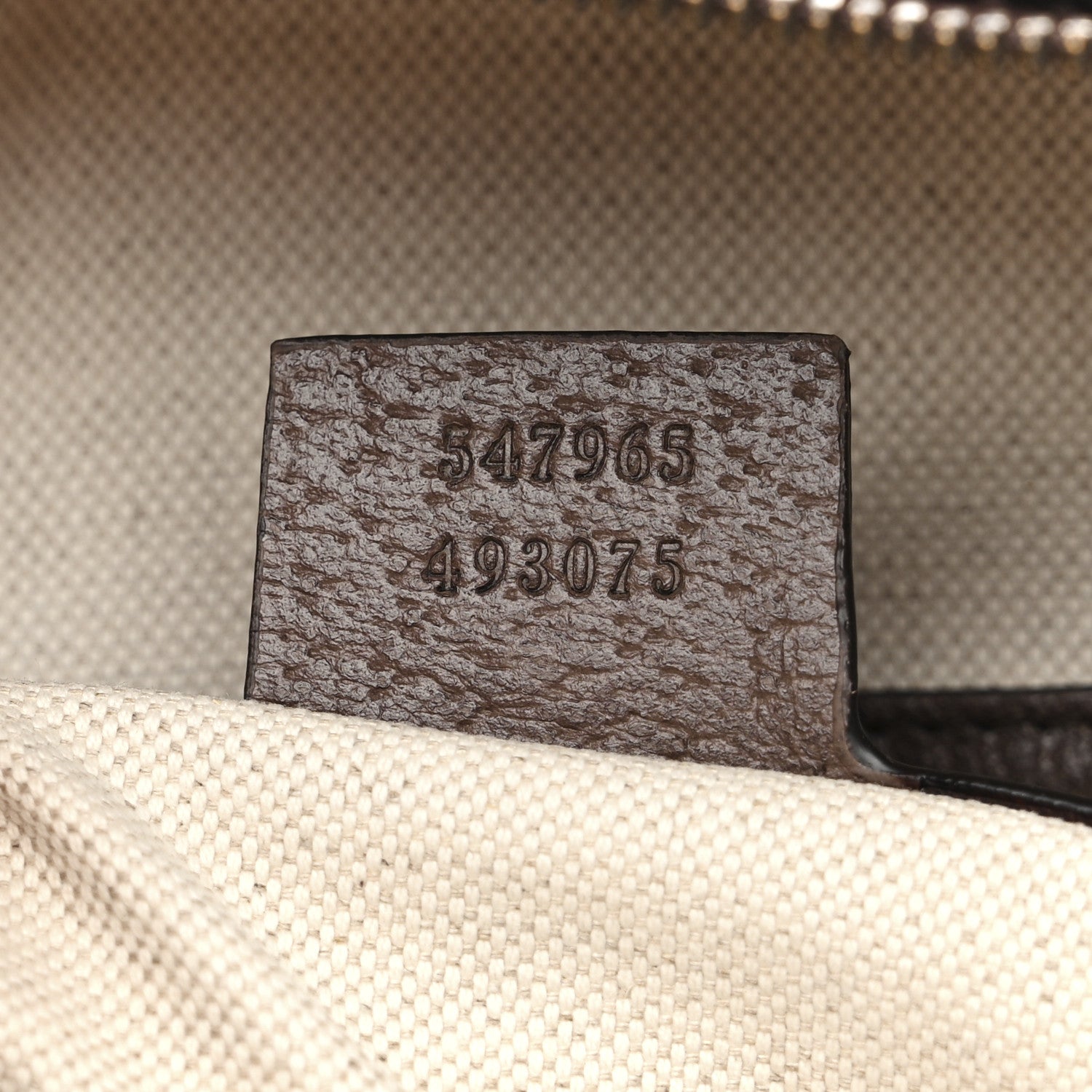 Gucci GG Supreme Monogram Calfskin Web Small Ophidia Day Backpack Beige Ebony New Acero 7 of 11