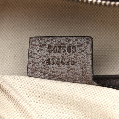 Gucci GG Supreme Monogram Calfskin Web Small Ophidia Day Backpack Beige Ebony New Acero 7 of 11