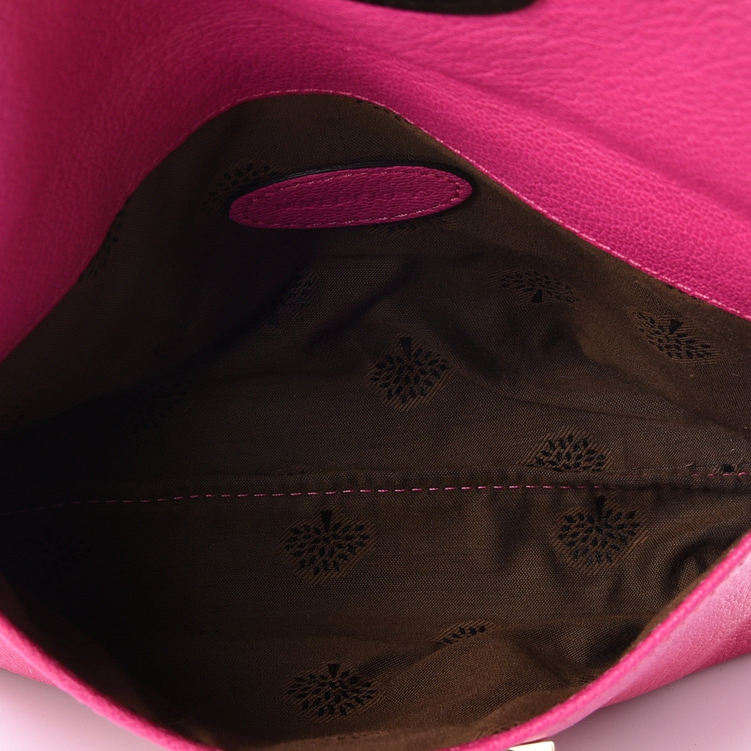 Mulberry Classic Grain Calfskin Darley Cosmetic Pouch Pink 4 of 9