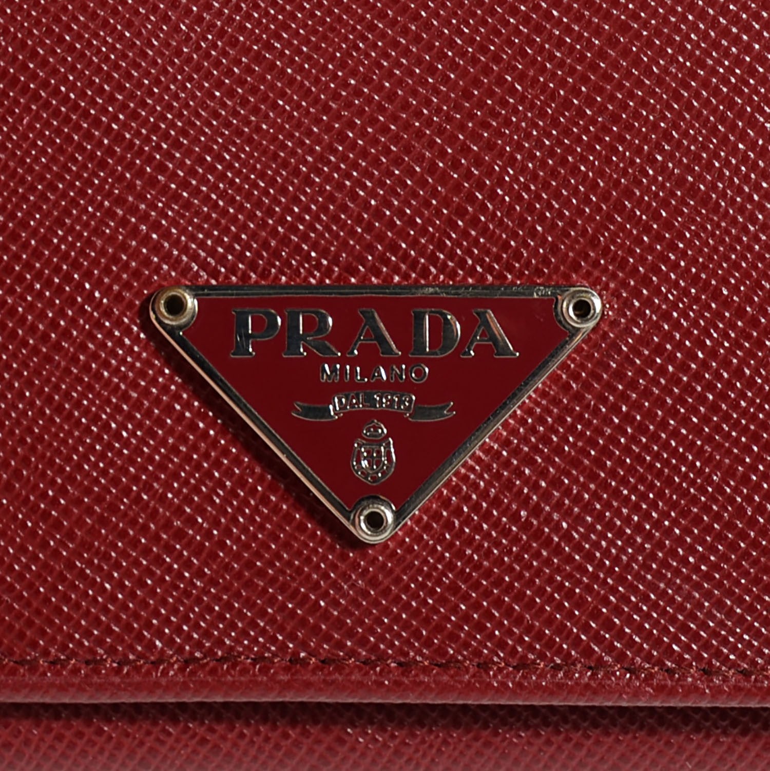 Prada Saffiano Card Holder Barolo 8 of 10