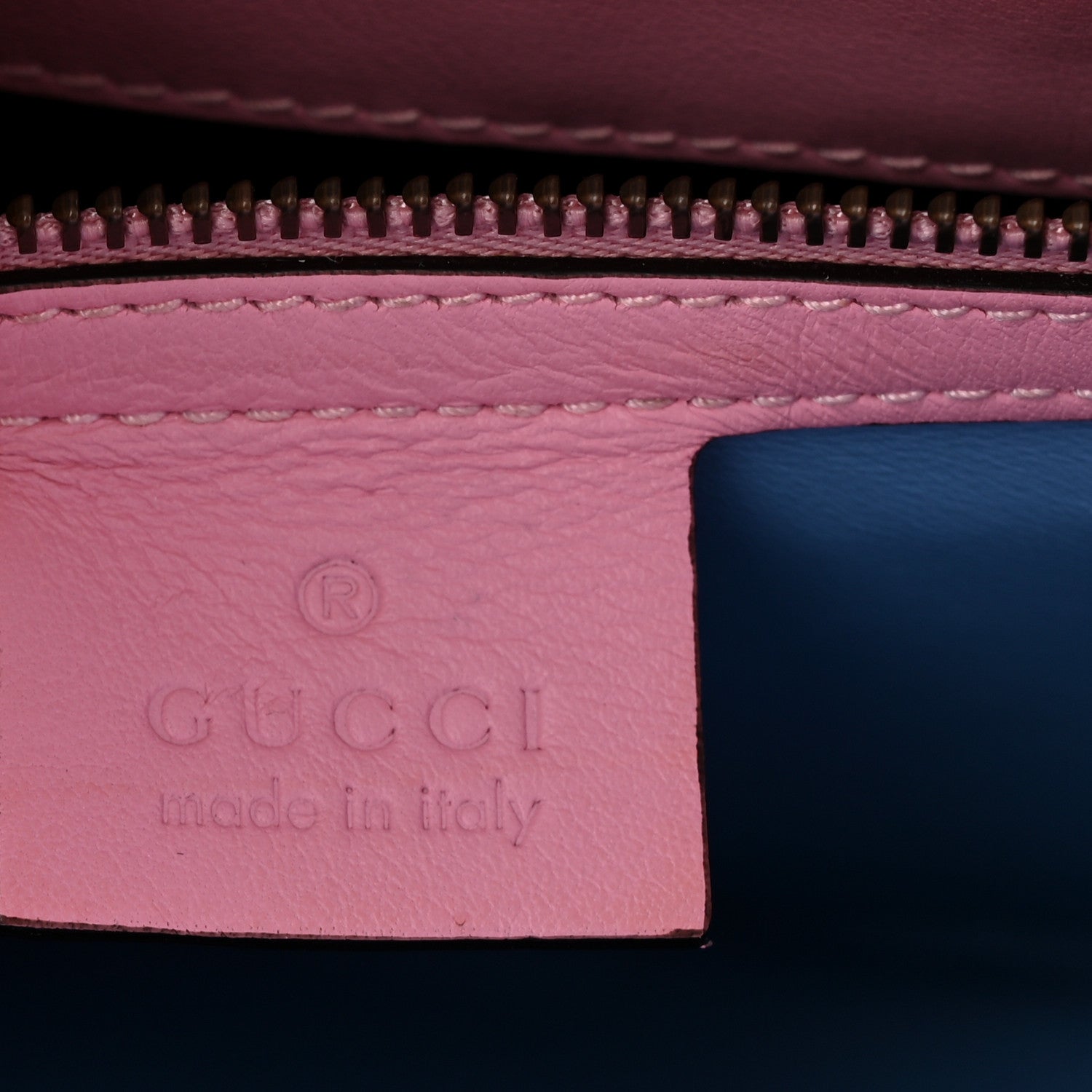 Gucci Snakeskin Sylvie Web Small Queen Margaret Top Handle Bag Pink 6 of 10