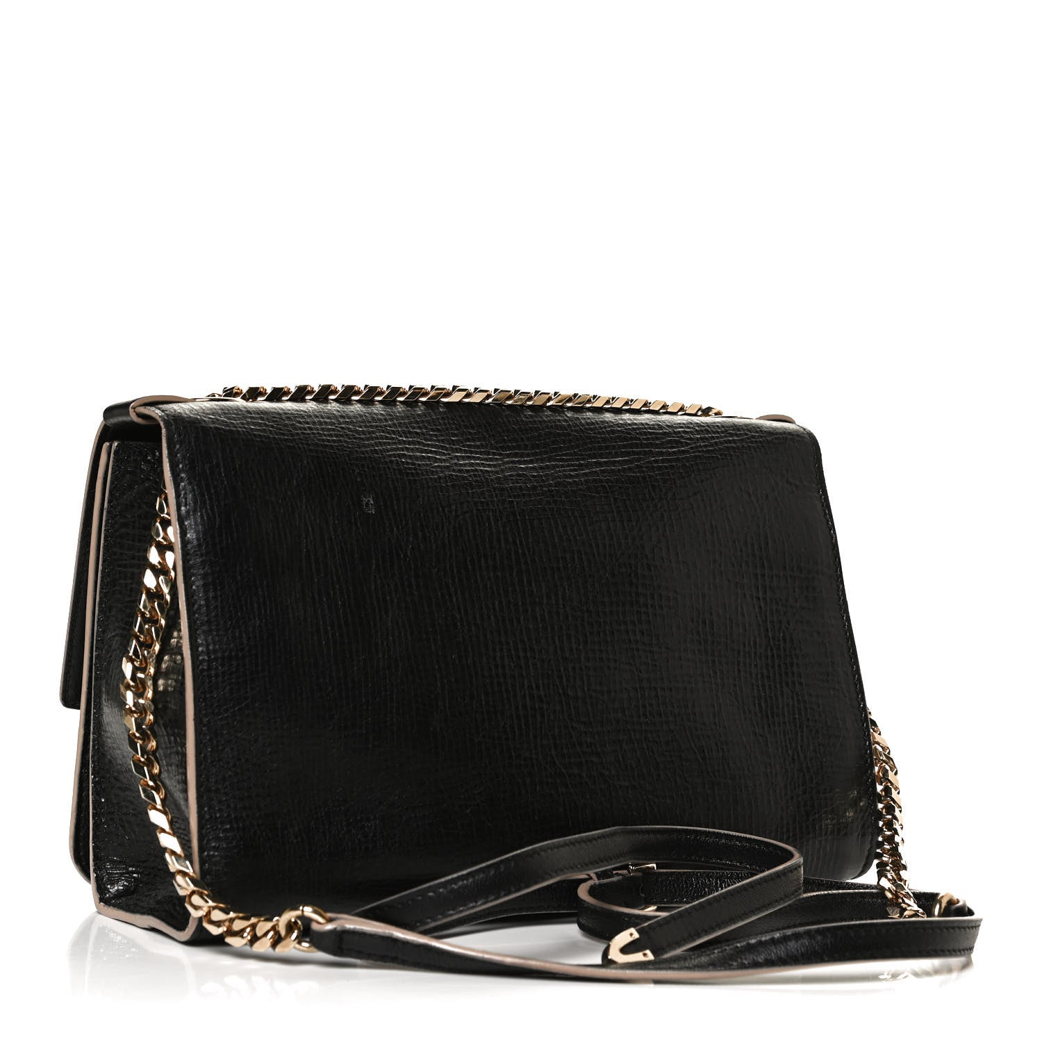 Jimmy Choo Washed Crinkled Calfskin Rebel Crossbody Bag Black 3 of 11
