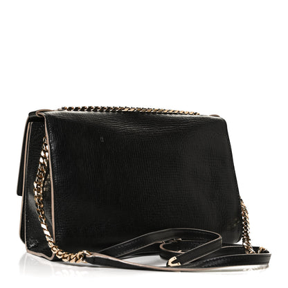 Jimmy Choo Washed Crinkled Calfskin Rebel Crossbody Bag Black 3 of 11