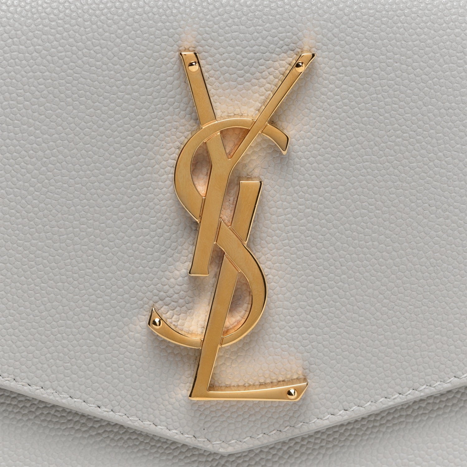 Saint Laurent Grain De Poudre Uptown Pouch Granite 8 of 9