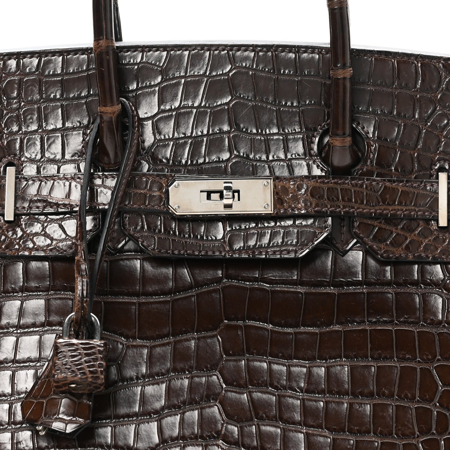 Hermes Shiny Porosus Crocodile Birkin 35 Havane 1760631 – FASHIONPHILE