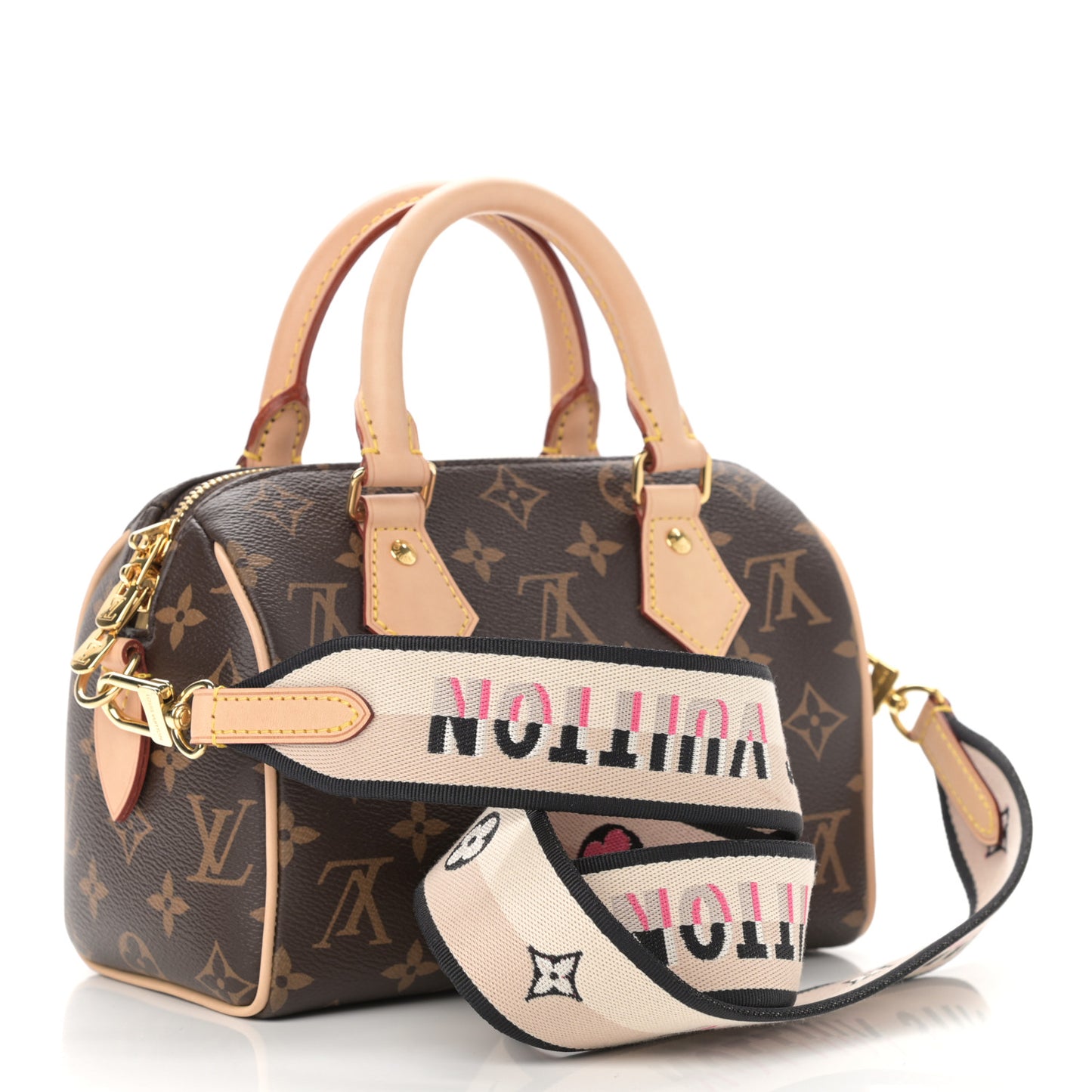 Monogram Speedy Bandouliere 20 Black