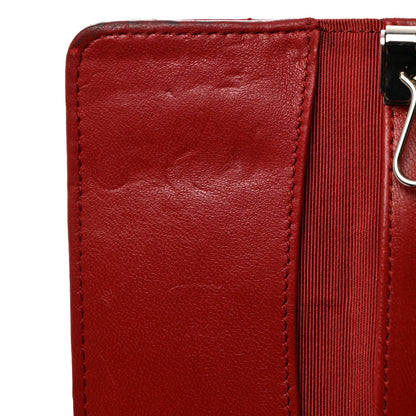 Chanel Lambskin Quilted 6 Key Holder Red 11 of 13