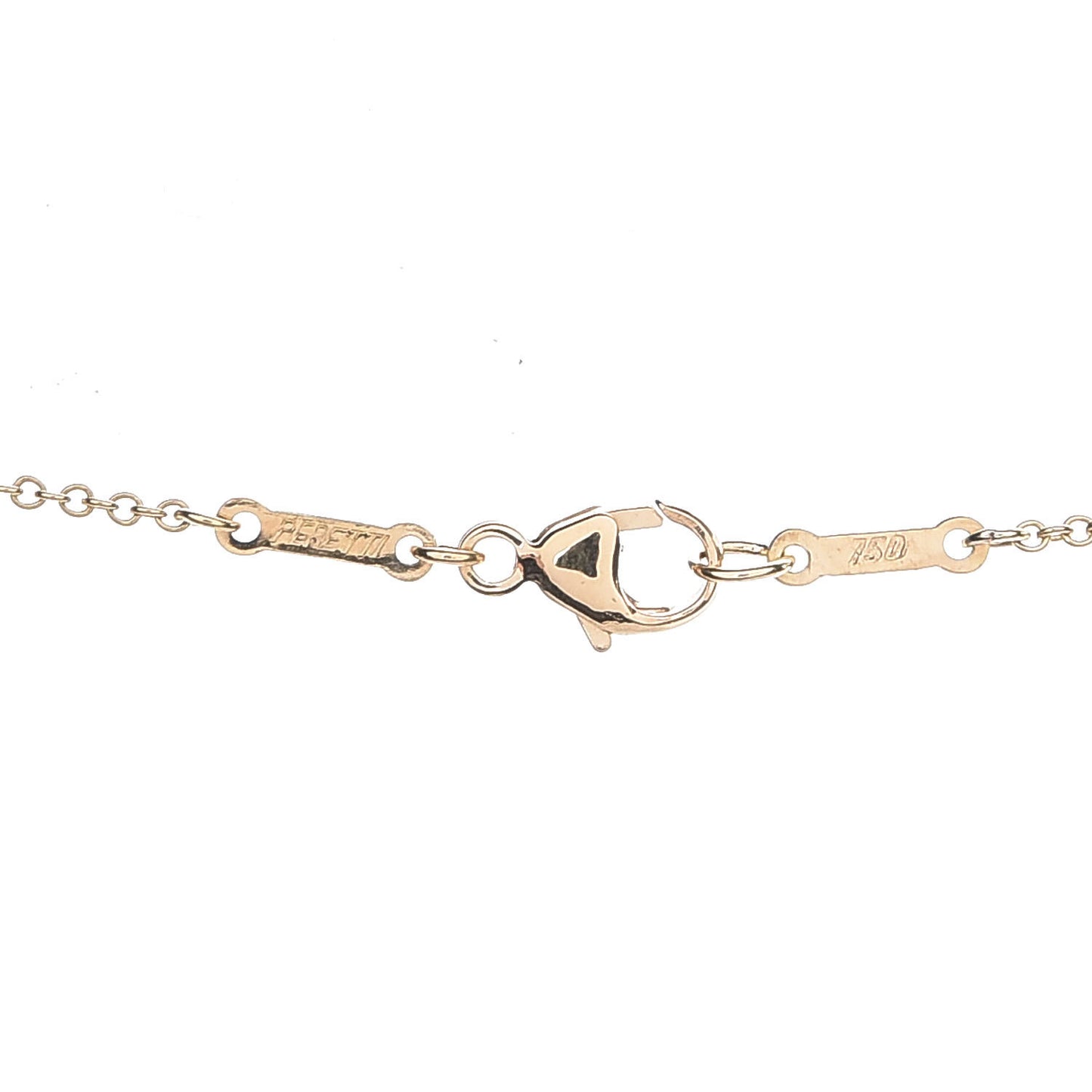 18K Yellow Gold Elsa Peretti 3 Open Heart Station Necklace
