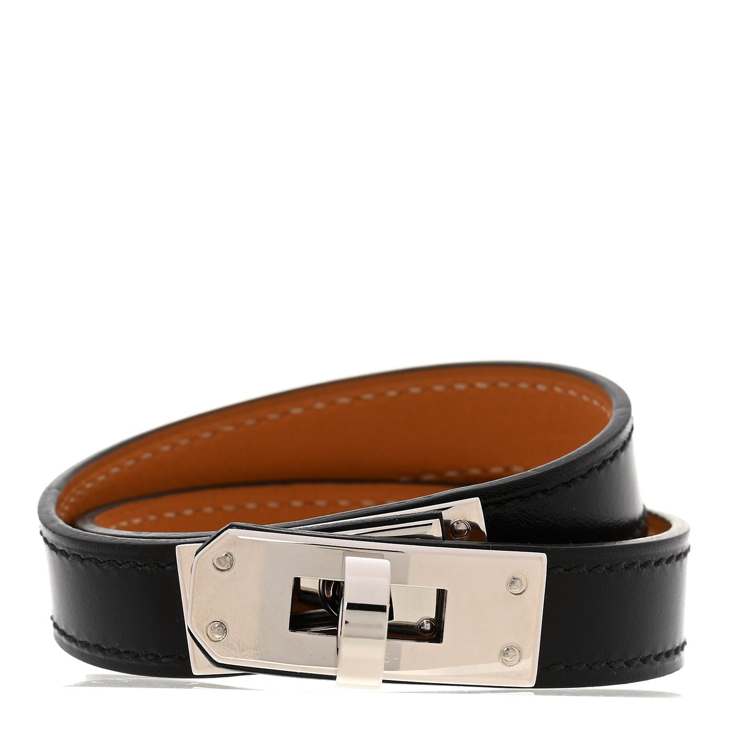 Box Kelly Double Tour Bracelet T2 Black
