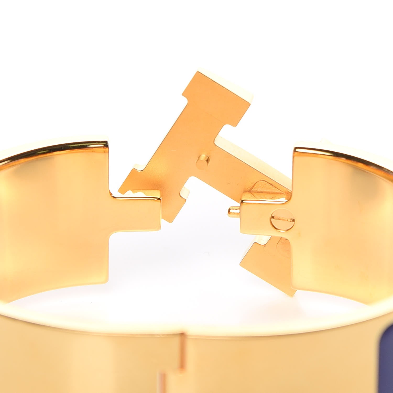 Hermes Enamel Wide Clic Clac H Bracelet PM Violet 4 of 5