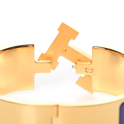 Hermes Enamel Wide Clic Clac H Bracelet PM Violet 4 of 5