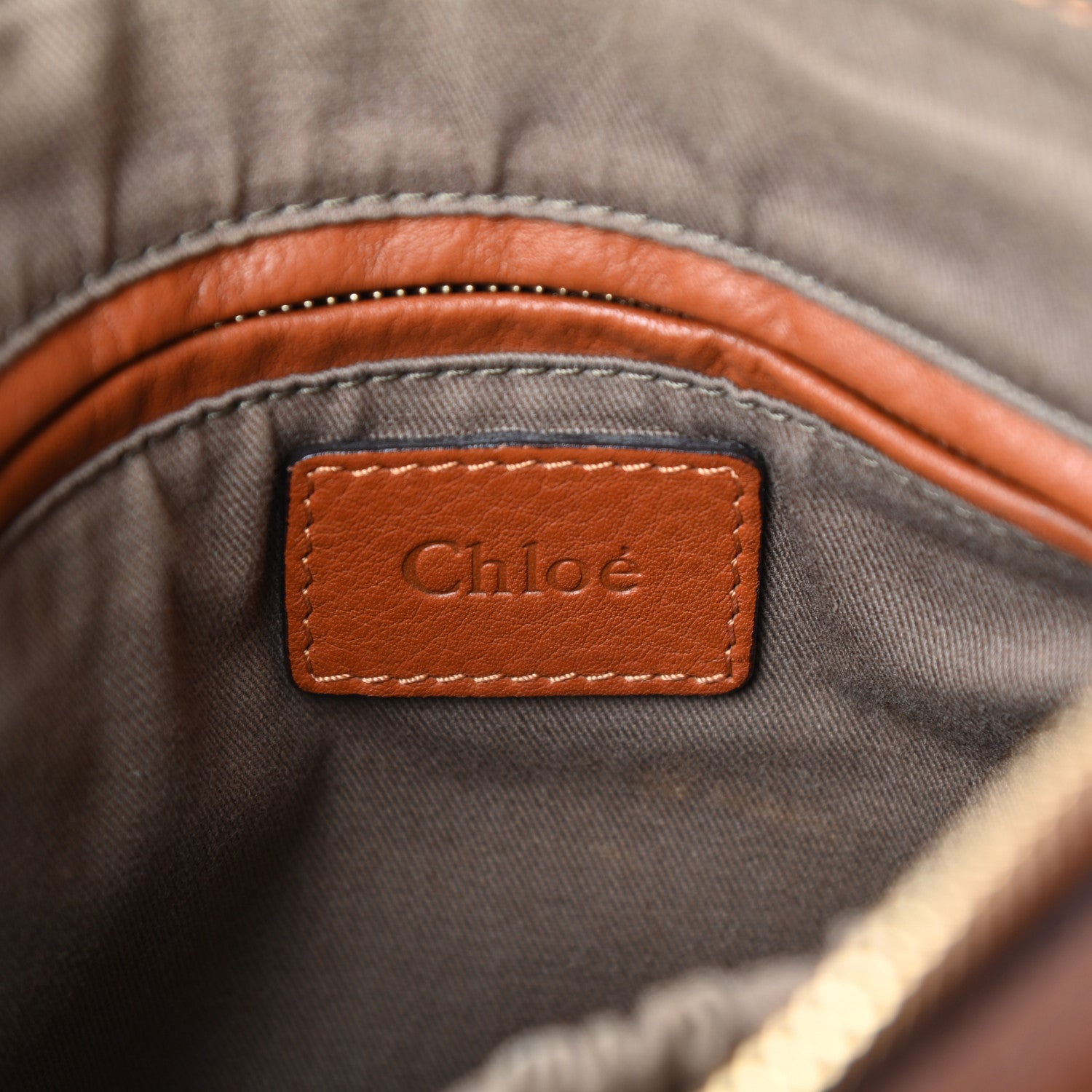 Chloe Calfskin Small Marcie Satchel Tan 6 of 8