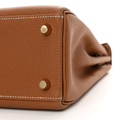 Hermes Togo Kelly Retourne 25 Gold 10 of 12