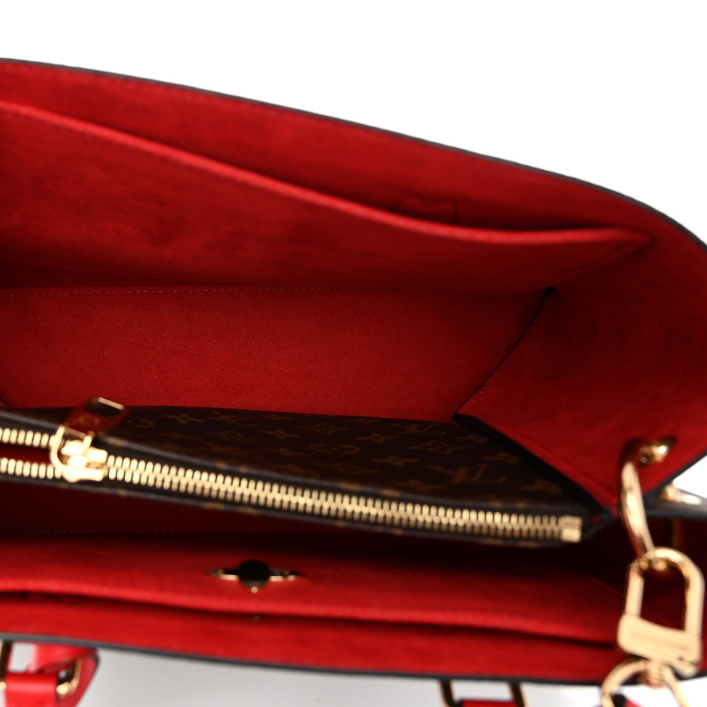 Monogram Flower Tote Coquelicot