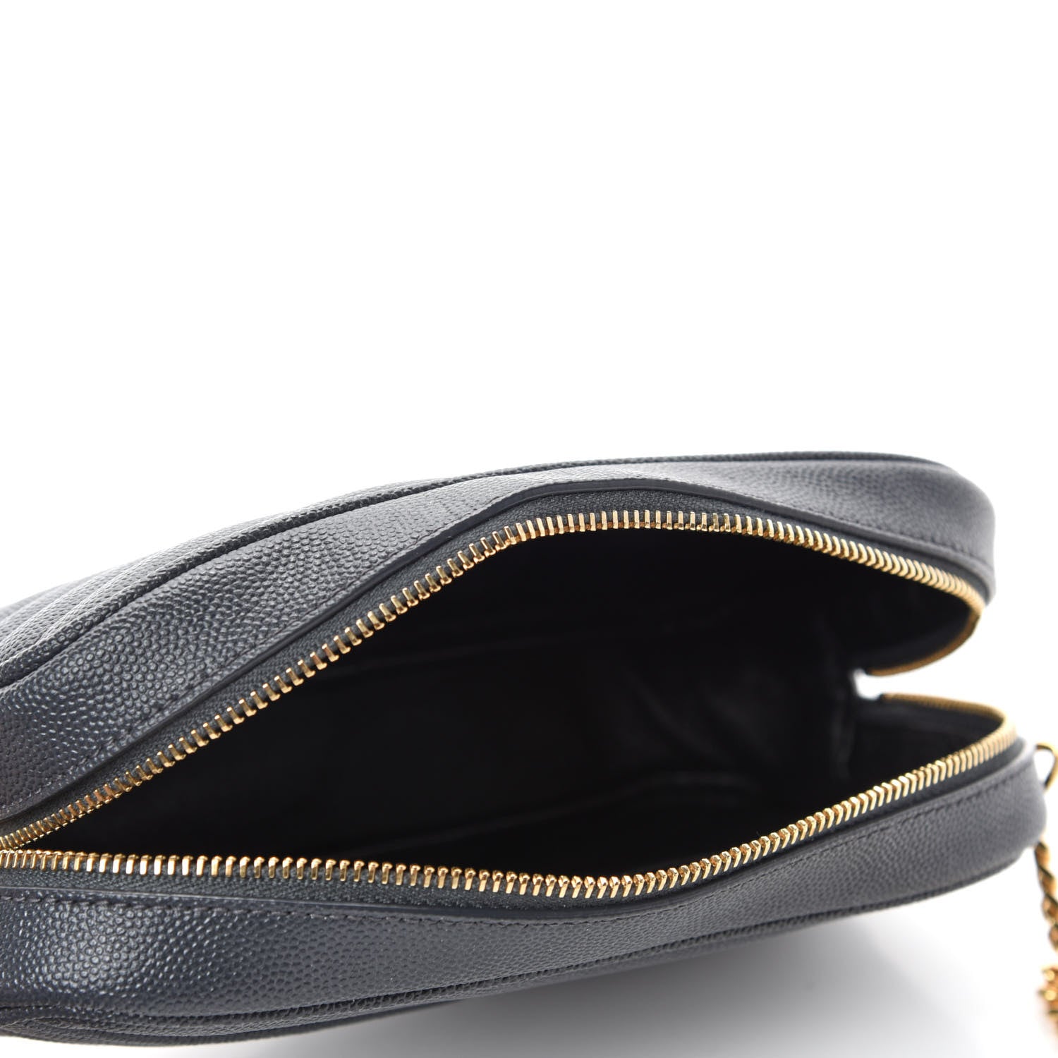 Saint Laurent Grain De Poudre Matelasse Monogram Mini Lou Camera Bag Dark Smog 5 of 10