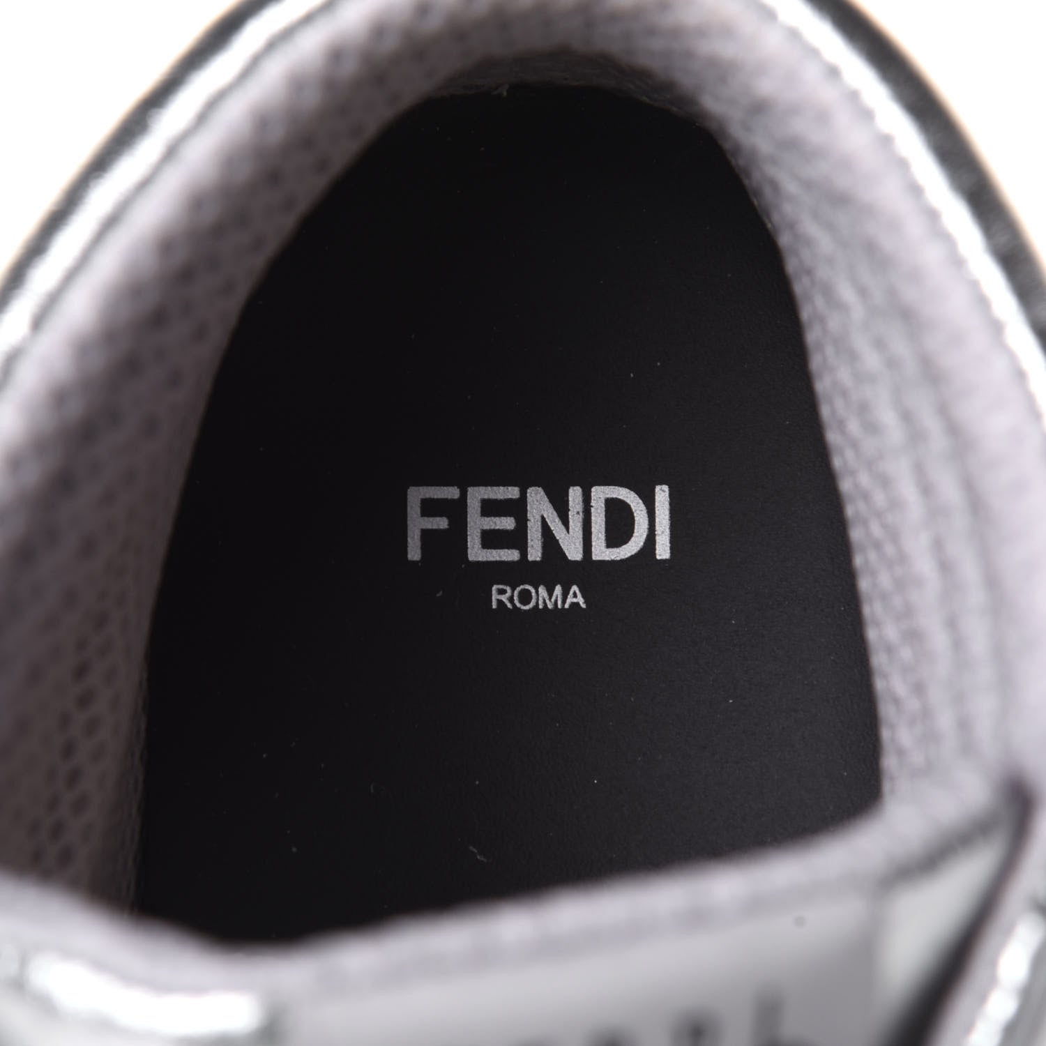 Fendi X NICKI MINAJ Metallic Nappa Macro FF Embossed Prints On