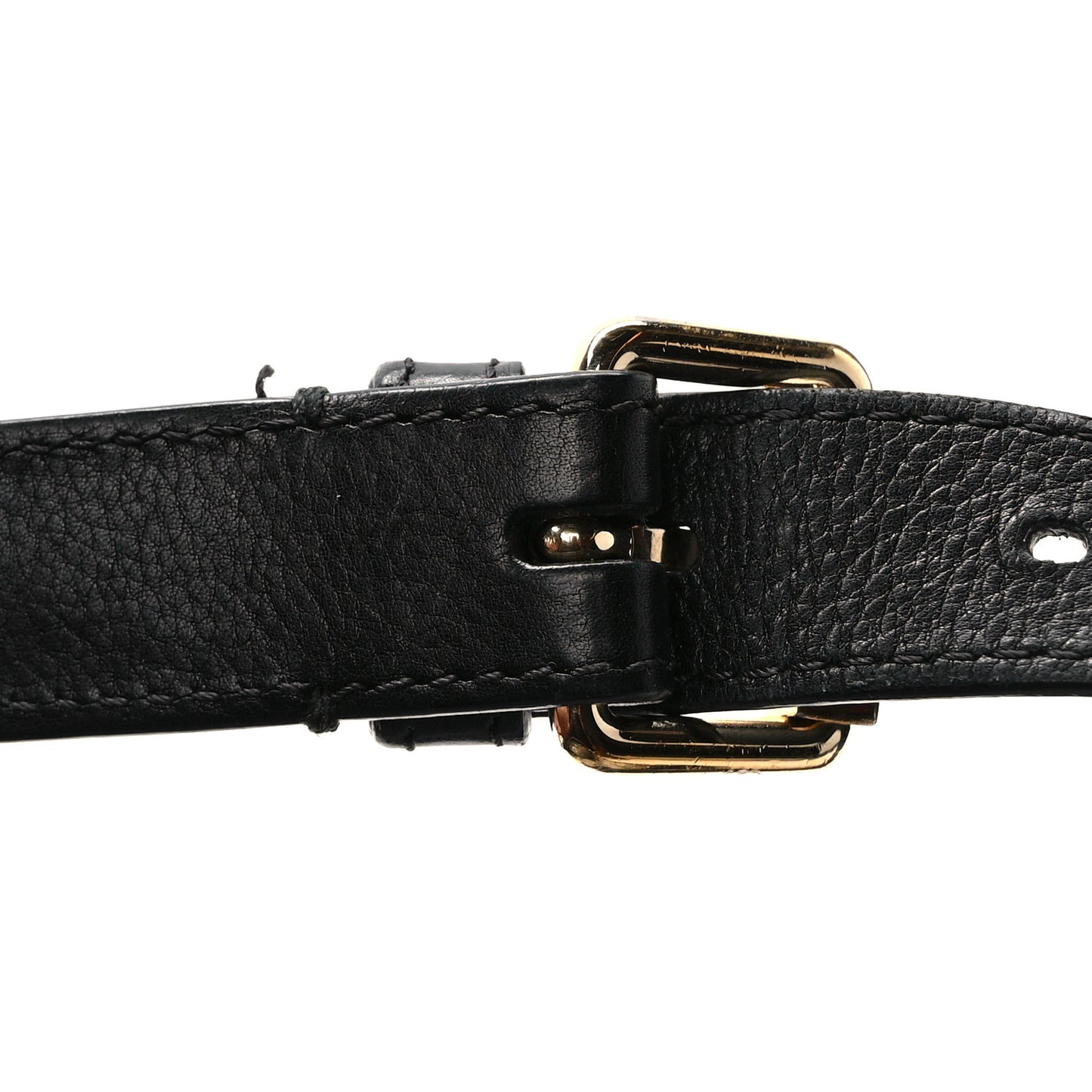 Calfskin Quilted Banane Waist Bag Fanny Pack Black