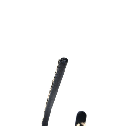 Chanel Metal Lambskin CC Turnlock Chain Headband Gold Black 7 of 8