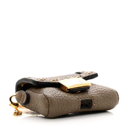 Fendi Cuoio Romano Selleria AirPods Pro Chain Baguette Charm Taupe 4 of 9