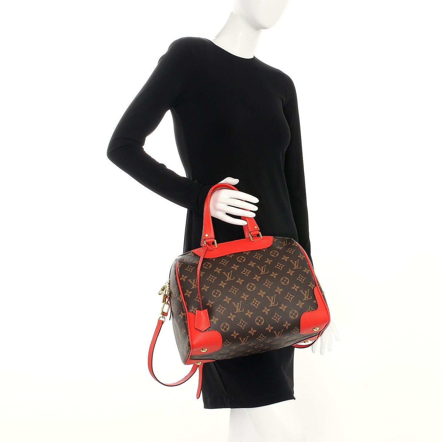 Louis Vuitton Monogram Retiro NM Coquelicot 3 of 8
