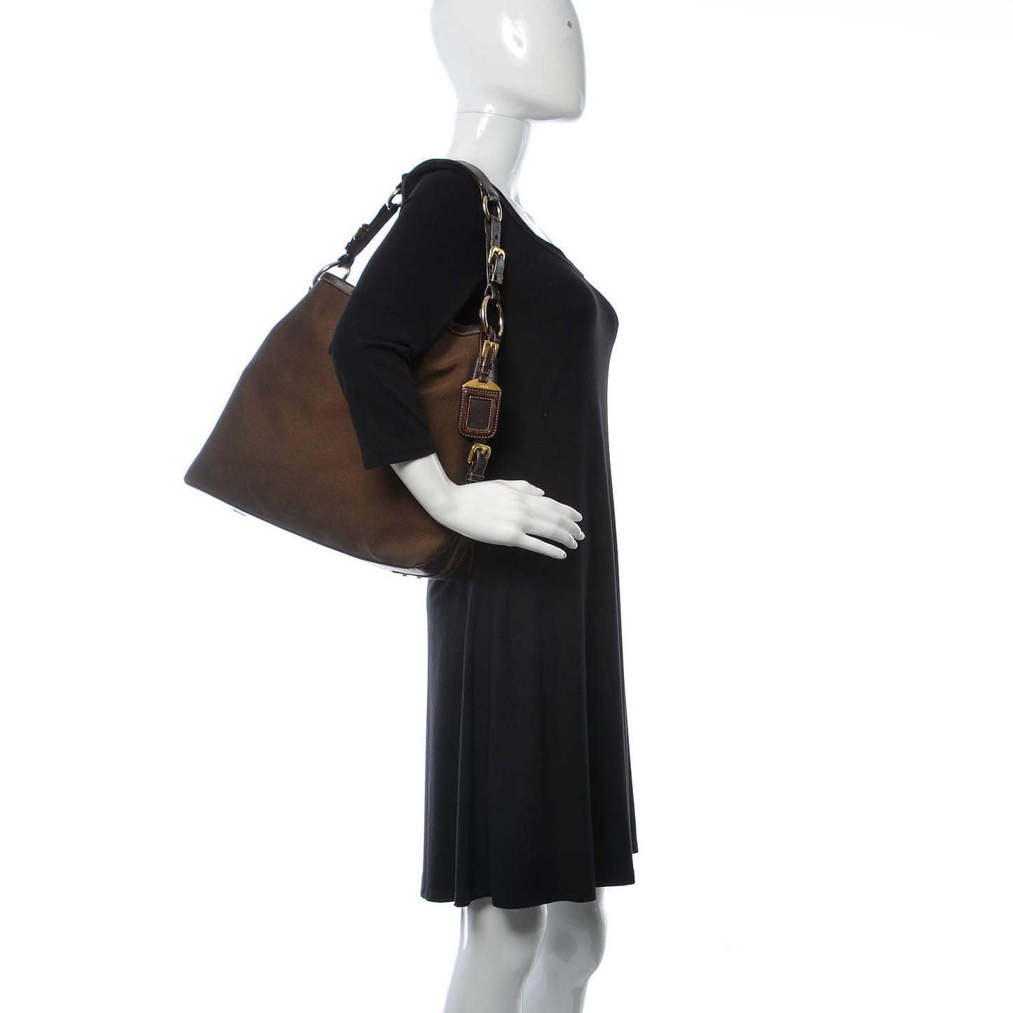 Jacquard Logo Hobo Brown