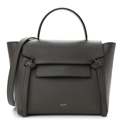 Celine Grained Calfskin Micro Belt Bag Grey 1 of 11