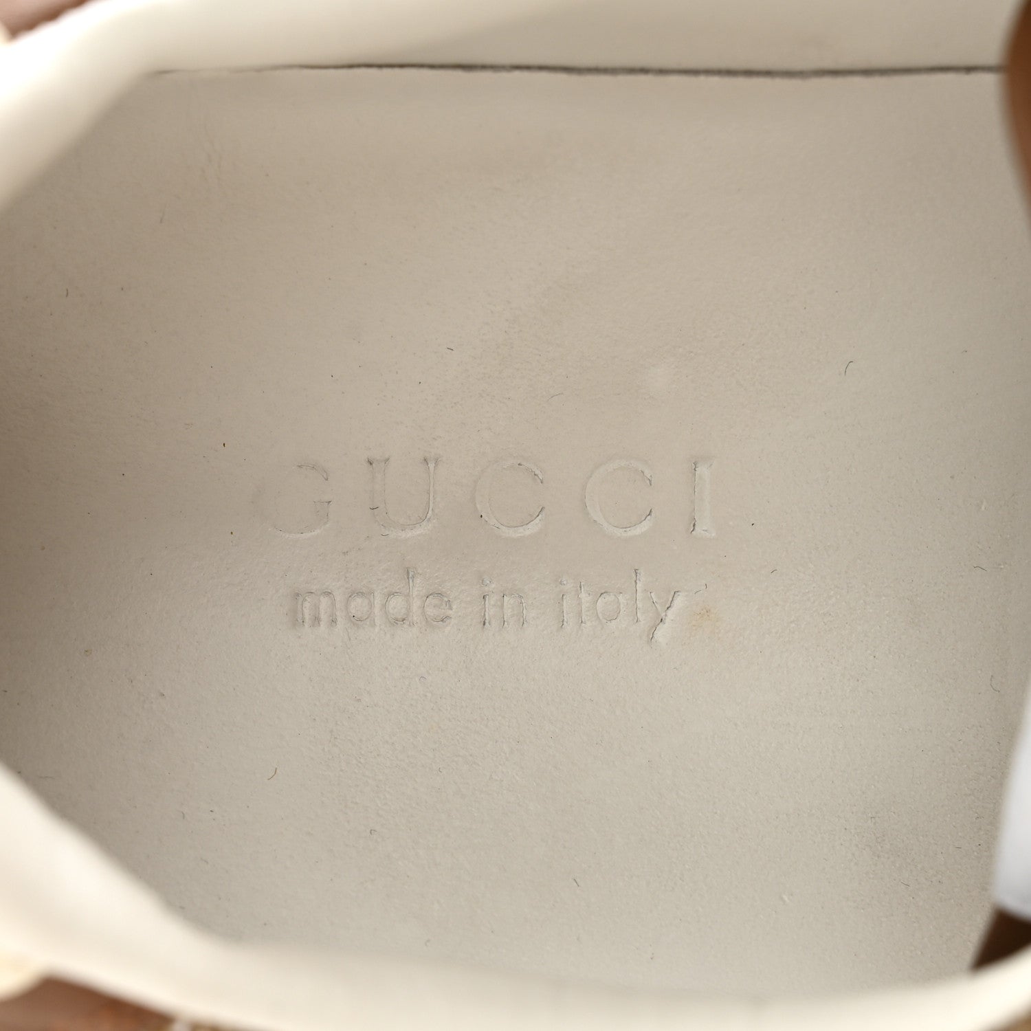 Gucci Calfskin GG Monogram Womens Platform 55mm Sneakers 36.5 Hezelnut Beige Ebony Mystic White 6 of 10