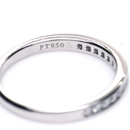 Tiffany Platinum Diamond Half Circle Wedding Band Ring 49 5 4 of 5