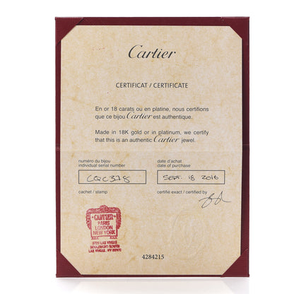 Cartier 18K Yellow Gold Juste Un Clou Bracelet 18 6 of 7