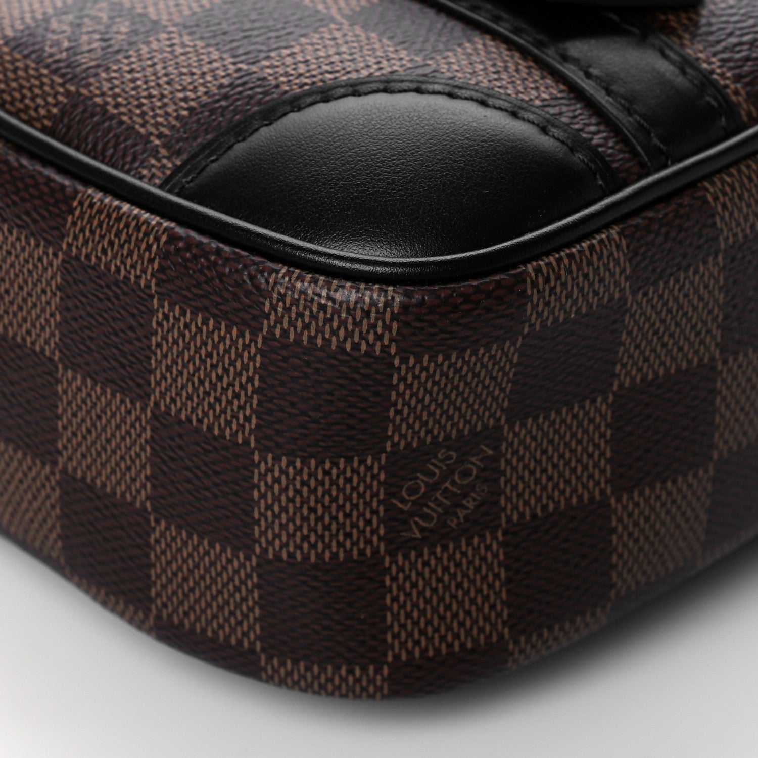 Louis Vuitton Damier Ebene Valisette Souple BB Black 8 of 9