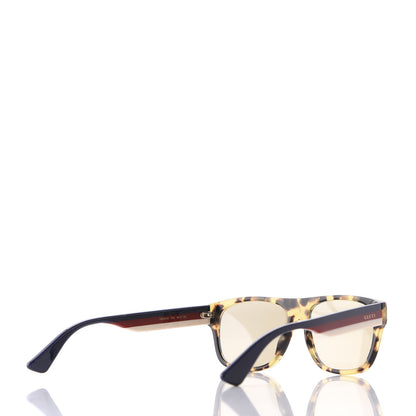 Gucci Acetate Square Frame Web Sunglasses GG0341S Tortoise 4 of 9